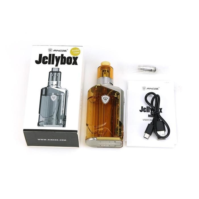Kasten-Umb.-Ausrüstungen Rincoe Jellybox 228w verdoppeln 18650 Subventions-Ohm-Behälter der Batterie-4.8ml