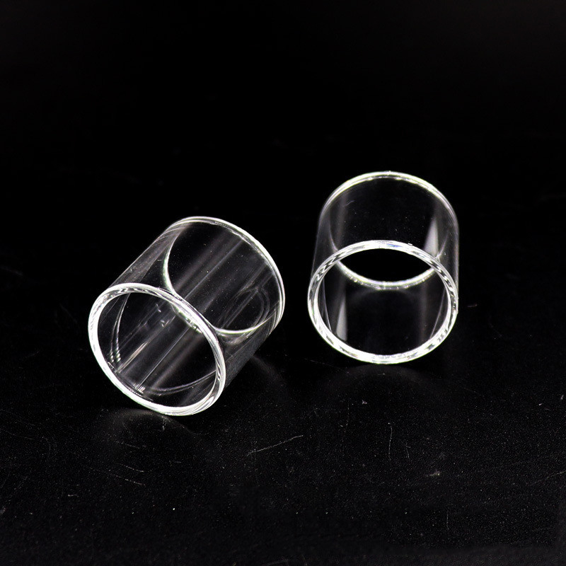 Transparentes flaches glattes Jenaer Glas-Glasrohr-verschiedene Farbe für Geekvape-Produkt