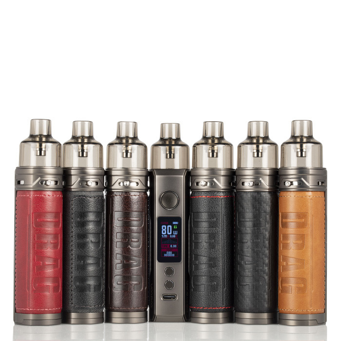 Voopoo schleppen x-18650 Umb. E Batterie 80w der Zigaretten-Starter-Ausrüstungs-4.5ml Vinci Coil Single 18650