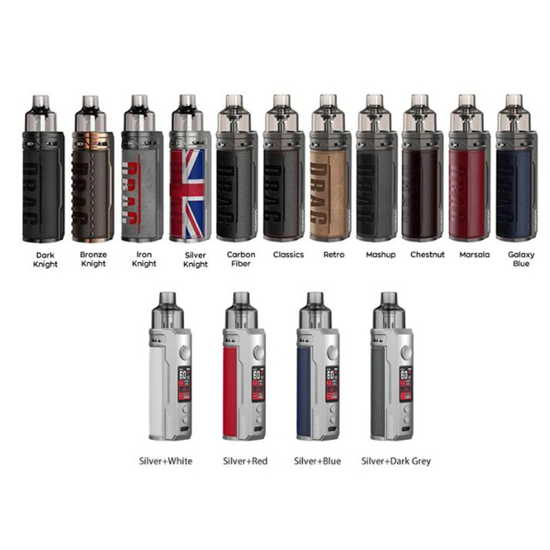 Kasten-Umb.-Ausrüstungen Voopoo der Zink-Legierungs-+PCTG schleppen flüssigen Vape Stift X 18650 4.5ml 80w E