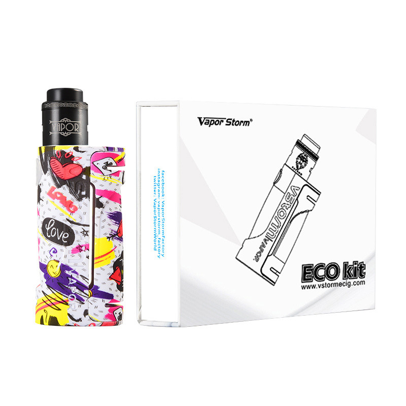 Batterie Vape-Kasten-Umb.-Ausrüstungen 90W des ABS-Plastik18650/Ausrüstung Dampf-Sturm Eco Rda