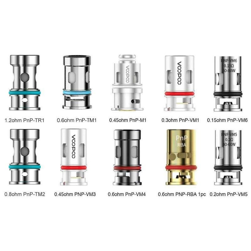 Spule 5pcs Voopoo Vinci Vape Coil Replacement Pnp Vinci Drag Pod Mod Mesh jeder Satz
