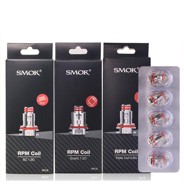 Spule Smok 0.6ohm U/min 0.4ohm Vape verdreifachen 1,0 Quarz Vape Mesh Coil Replacement Ohm-Sc 1.2ohm