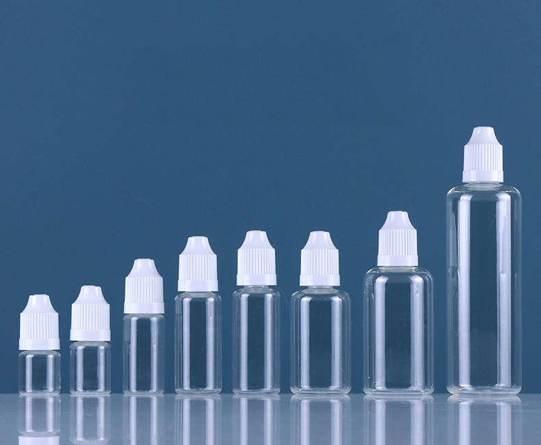 FCC-Plastik-HAUSTIER V3 leere Ejuice Flasche, die flüssige klare Flaschen-bunte Überwurfmutter E raucht