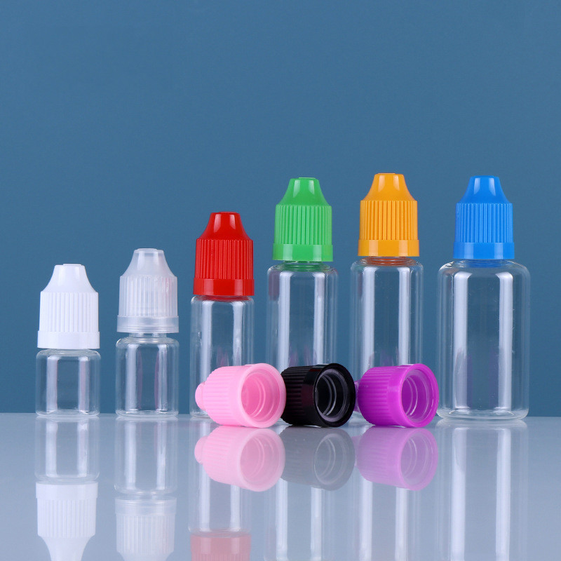 FCC-Plastik-HAUSTIER V3 leere Ejuice Flasche, die flüssige klare Flaschen-bunte Überwurfmutter E raucht