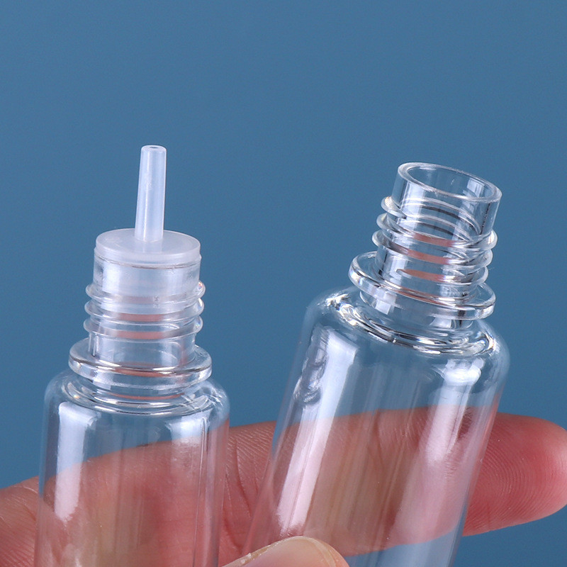 FCC-Plastik-HAUSTIER V3 leere Ejuice Flasche, die flüssige klare Flaschen-bunte Überwurfmutter E raucht
