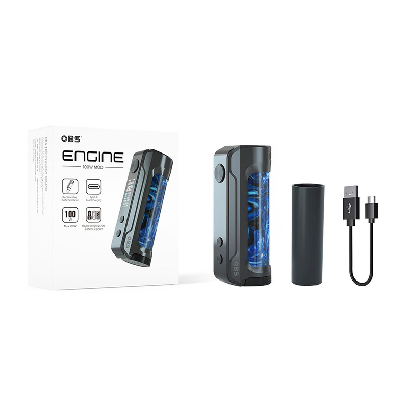 Kasten Vape Mods Obs-Maschinen-100w Batterie-Kasten-Umb.-Art einzelne - c-Aufladung