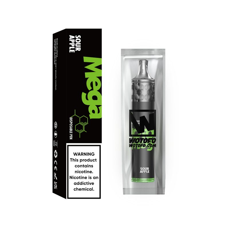 HÜLSE Wotofo Mega- Wegwerfflüssiger Draht 1.6ohm der Vapes-Ausrüstungs-1500 Hauch-980ma 5ml E