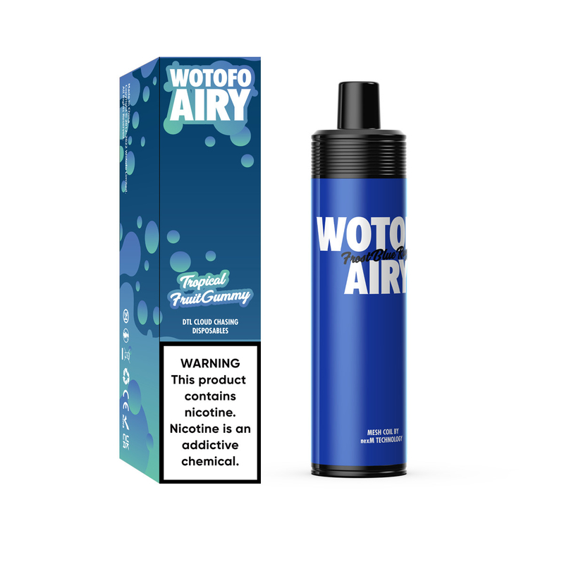 Wiederaufladbarer 1000 Puffs Einweg-Vape-Pod-Gerätesatz Wotofo Airy Portable Pod Vape