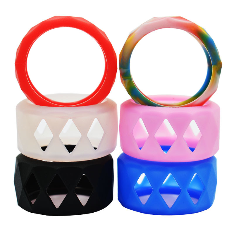 Nahrungsmittelgrad Vape-Silikon-Ring-/Silikonkautschuk-Bänder bunte 25mm Ecigarette