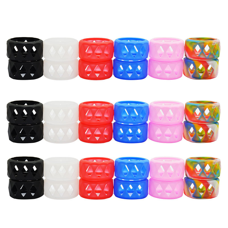 Nahrungsmittelgrad Vape-Silikon-Ring-/Silikonkautschuk-Bänder bunte 25mm Ecigarette