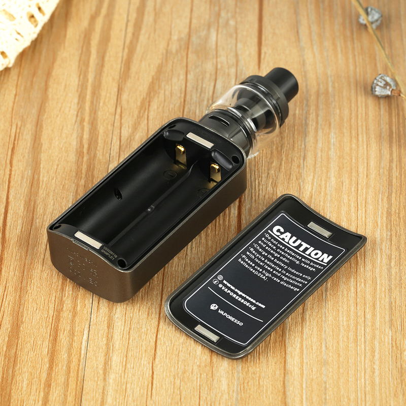 Luftstrom-System-Kasten-Umb.-Ausrüstungen 8ml Turbo verdoppeln 18650 Batterie 44 x 29 x 138.5mm