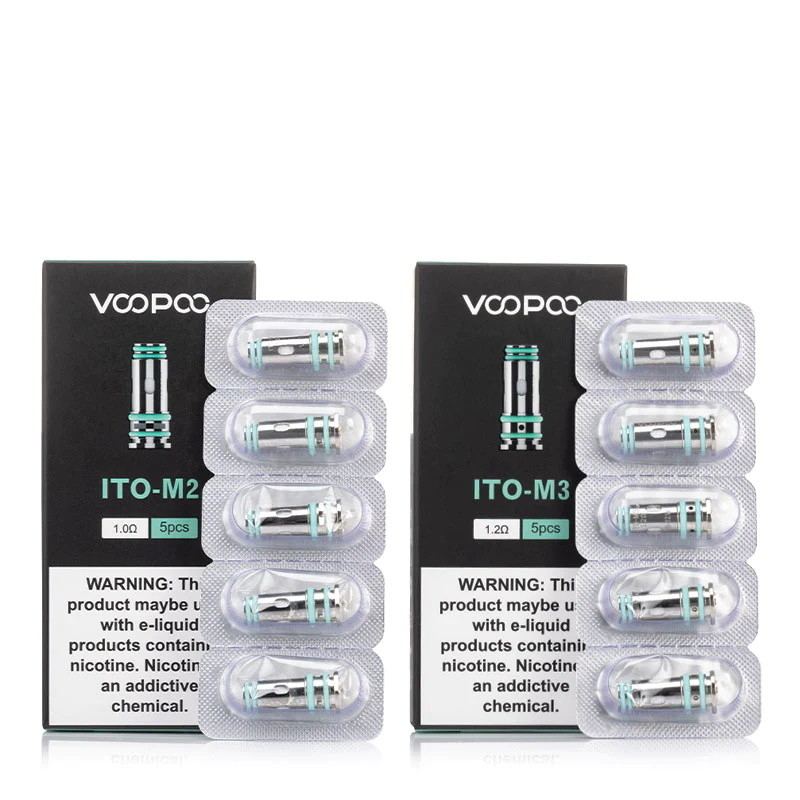 Spulen-Ersatz Voopoo ITO Coil 5pcs M0 M2 M3 Vape für dorische 20/Widerstand Q
