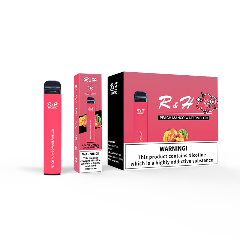 Wegwerfhauche 1.3ohm Mesh Coil Disposable Kit hülse Vapes Max Pro 8ml 950mah 2500