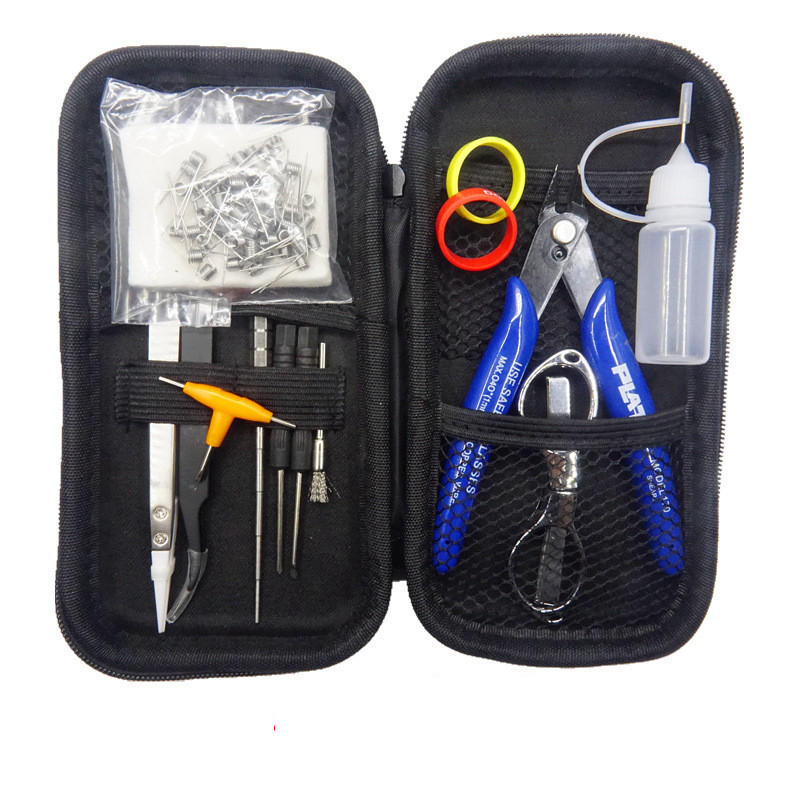 Werkzeug-Kit Electronic Cigarette Accessories Bag-Band-Spulen-Spannvorrichtungs-Baumwolle Mini Vapes DIY X6