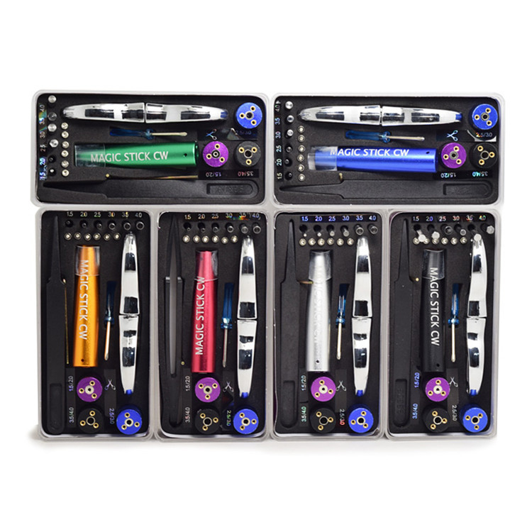 Elektronische Zigaretten-Zusätze umwickeln Subventions-Ohm des Vape-Winden-Tool-Kit-DIY Vaping bearbeitet Pinzette 6 - in- 1
