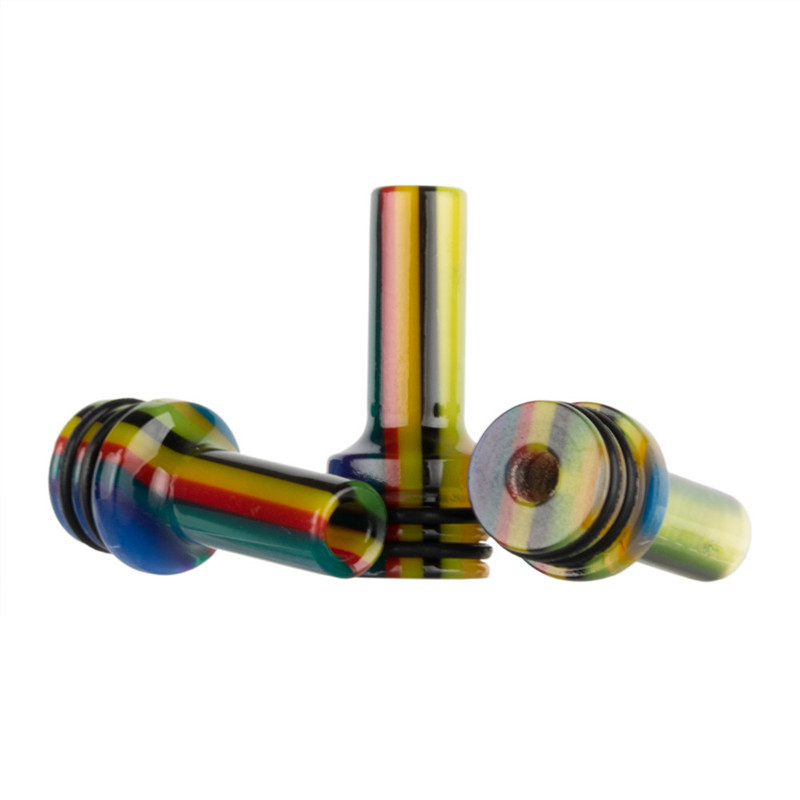 Regenbogen 510 des Harz-AS285 kundenspezifische Vape Tropfenfänger-Spitzen MTL für Vape Pen Atomizer Cartridges