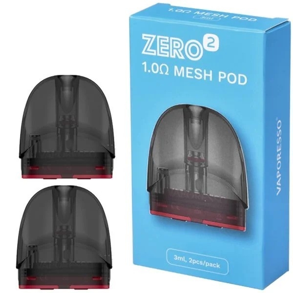 2pcs Mesh 1.0ohm Vaporesso Zero 2 Kartusche sichtbares PTF-Füllsystem