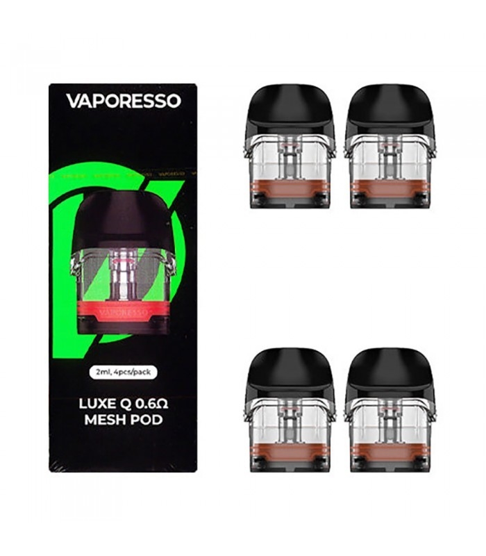 Luxe QS leere Hülsen-Patronen 2ml 0.6ohm 1.0ohm 4pcs Vaporesso für Luxe QS-Ausrüstung/Luxe q-Ausrüstung