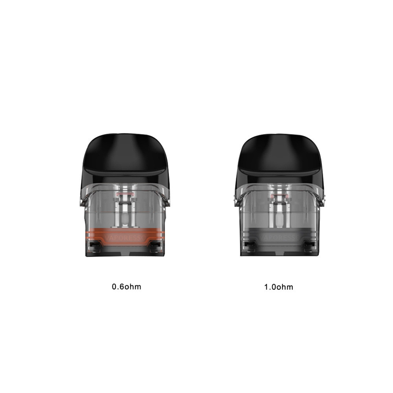 Luxe QS leere Hülsen-Patronen 2ml 0.6ohm 1.0ohm 4pcs Vaporesso für Luxe QS-Ausrüstung/Luxe q-Ausrüstung