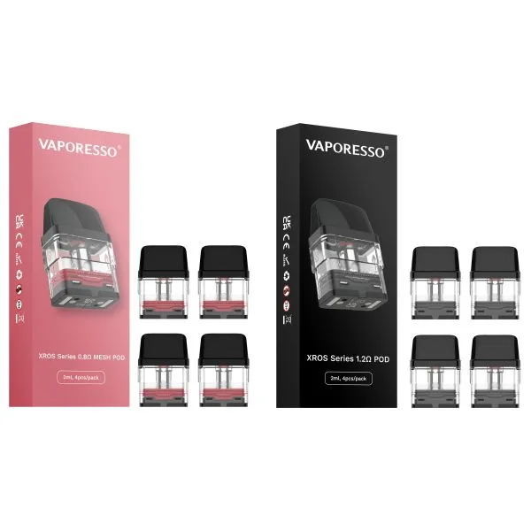 Vaporesso Xros Standard-TPD Version der Patronen-Hülsen-2ml 4pcs kompatible Xros-Reihen-Hülsen-Ausrüstung