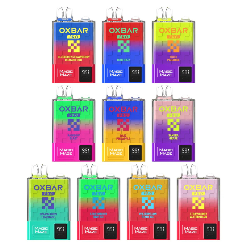 Oxbar Magic Maze Pro 10k Einweg-Vaporizer 10000 Puffs 900mah 18ml Flüssigkeit 5% Einweg-Vapes Kit