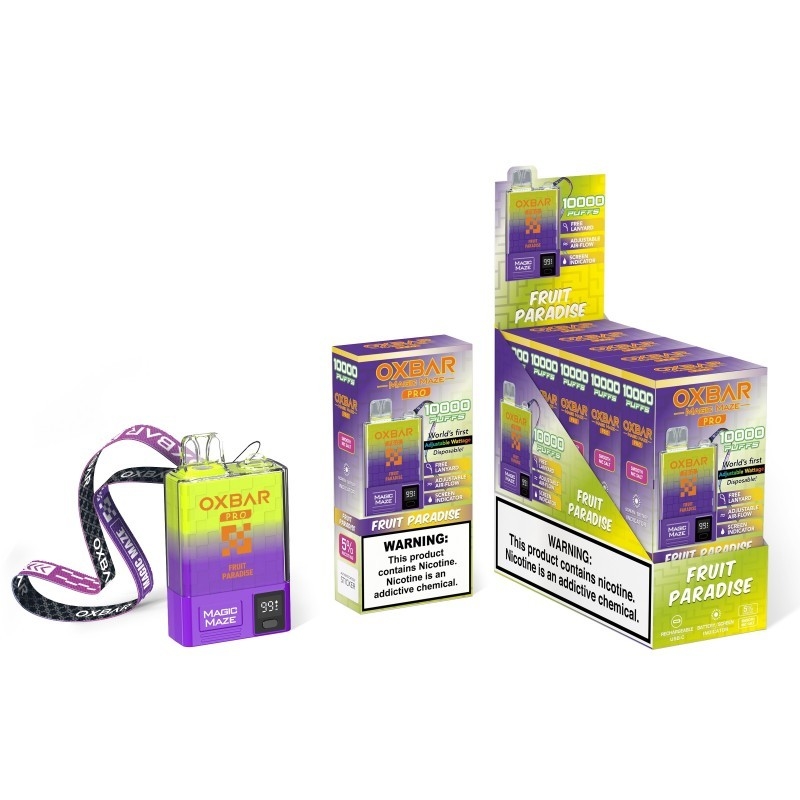 Oxbar Magic Maze Pro 10k Einweg-Vaporizer 10000 Puffs 900mah 18ml Flüssigkeit 5% Einweg-Vapes Kit