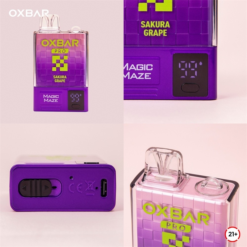 Oxbar Magic Maze Pro 10k Einweg-Vaporizer 10000 Puffs 900mah 18ml Flüssigkeit 5% Einweg-Vapes Kit