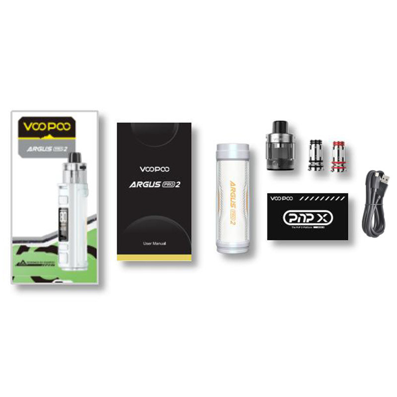 Voopoo Argus Pro 2 Pod Mod Kit 3000mAh eingebaute Batterie 5ml PnP X 0,15ohm 0,3ohm Spirale