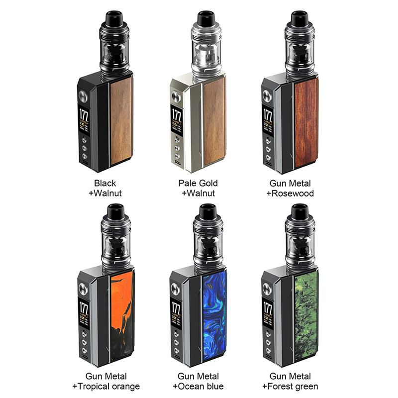 Voopoo Drag 4 Kit 177w 4ml 5.5ml für alle Pnp Spulen Uforce-L Tank Dual 18650 Batteriebox Kits