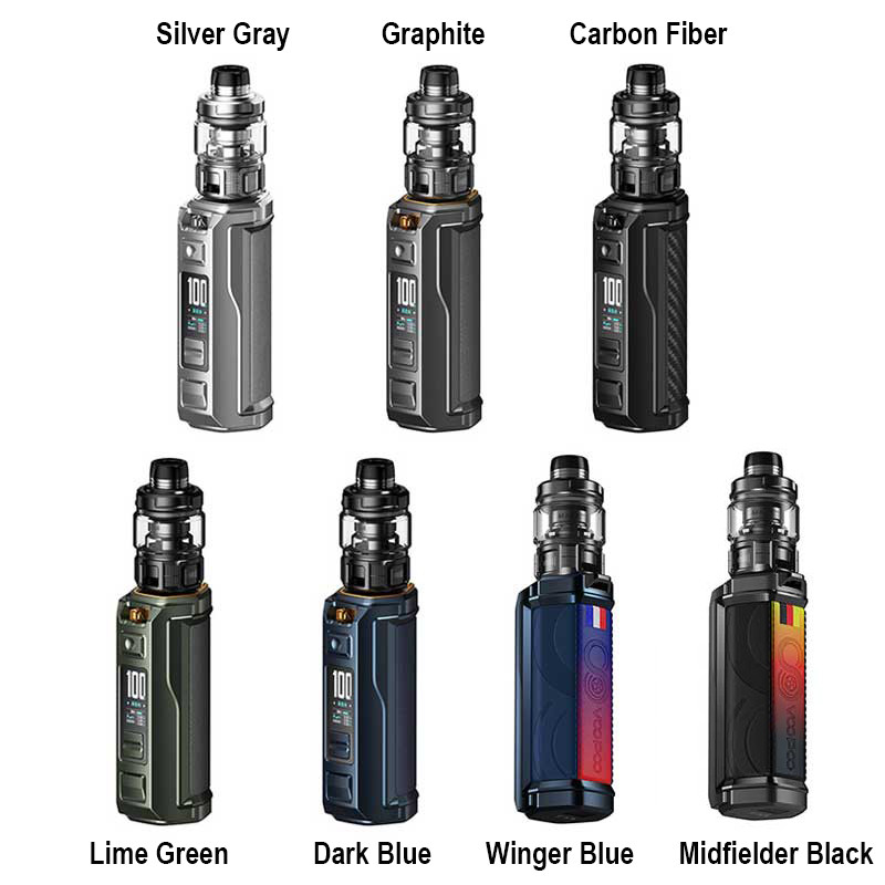 Voopoo Argus XT 100W Mod Kit 6,5 ml Fit für Matt Tank 18650/21700 Batterie