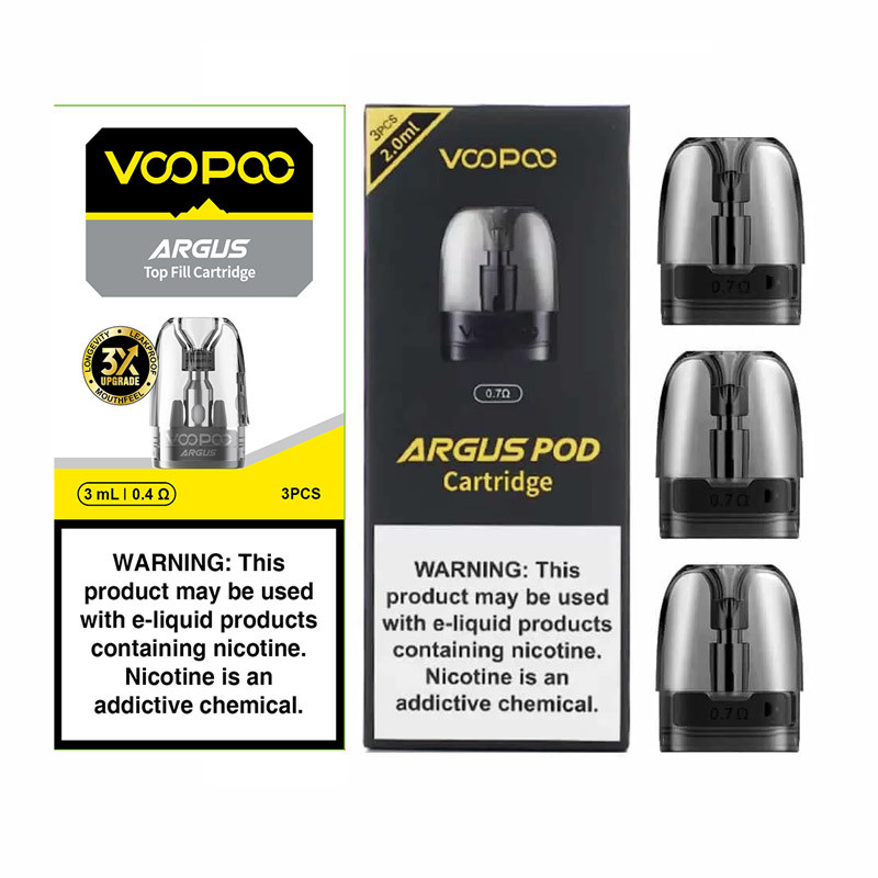 voopoo argus Top-Fill-Patrone 3ml 0,4Ω/0,7Ω für Argus Pod / Argus P1 / Argus Z / Argus G / Argus Pod SE
