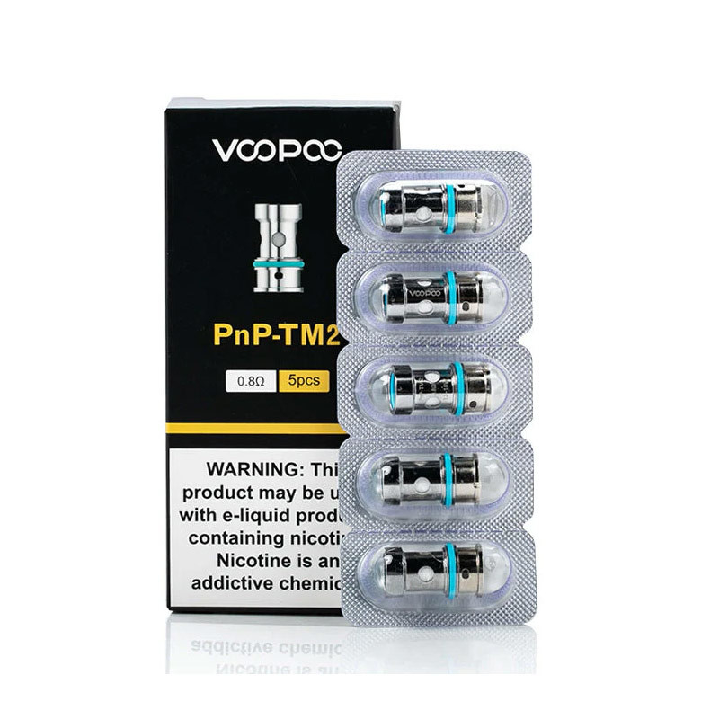 Voopoo PnP Ersatzespulver 5 Stück/Packung für Drag Baby/Mini/2/S/X,VINCI Serie Kit,Argus Pro,PnP 20/22,V.SUIT