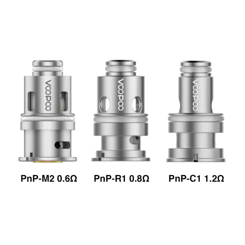 Voopoo PnP Ersatzespulver 5 Stück/Packung für Drag Baby/Mini/2/S/X,VINCI Serie Kit,Argus Pro,PnP 20/22,V.SUIT